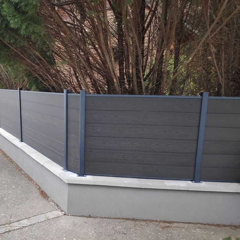 Brise vue 100% aluminium - Occultation clôture rigide 10m