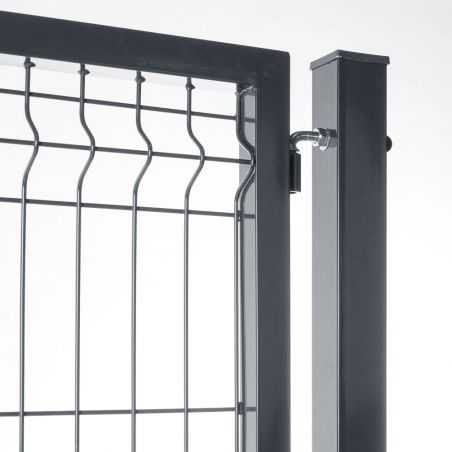 Zoom gond porte de jardin - gris anthracite