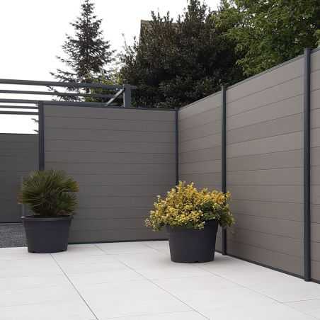 Kit clôture composite moderne et tendance